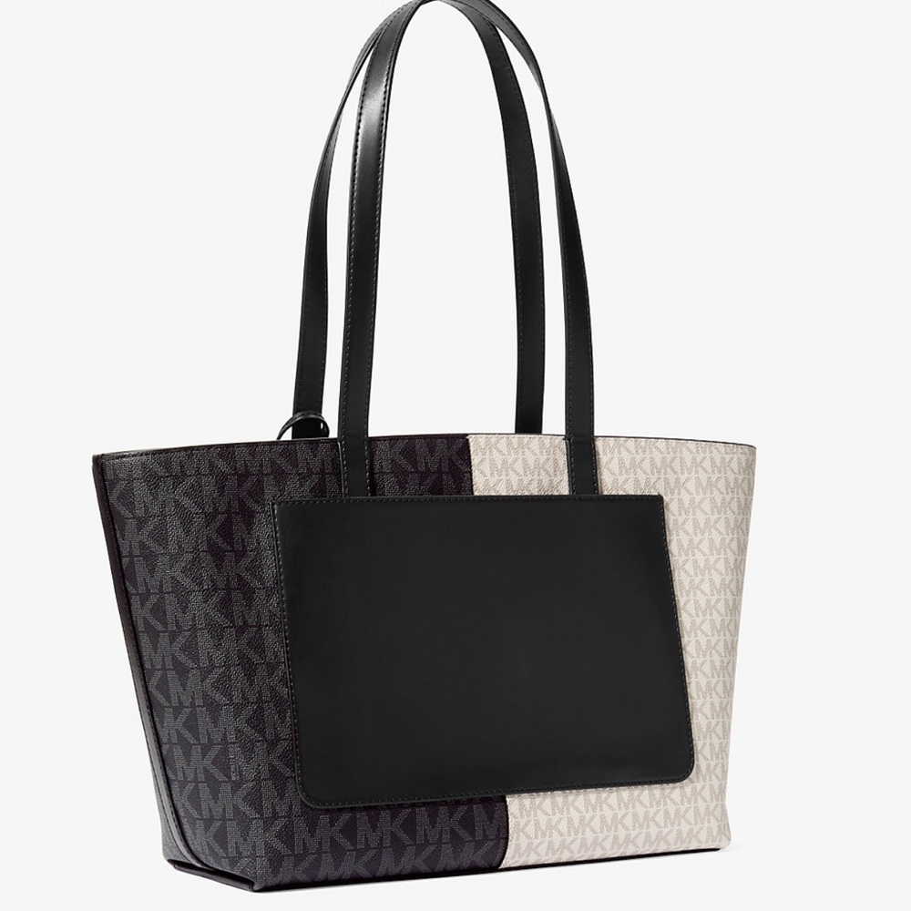 Michael Kors Jet Set Medium Two-Tone Logo Tote Shoulder Bag
BLACK COMBO
NWT - Picture 11 of 16